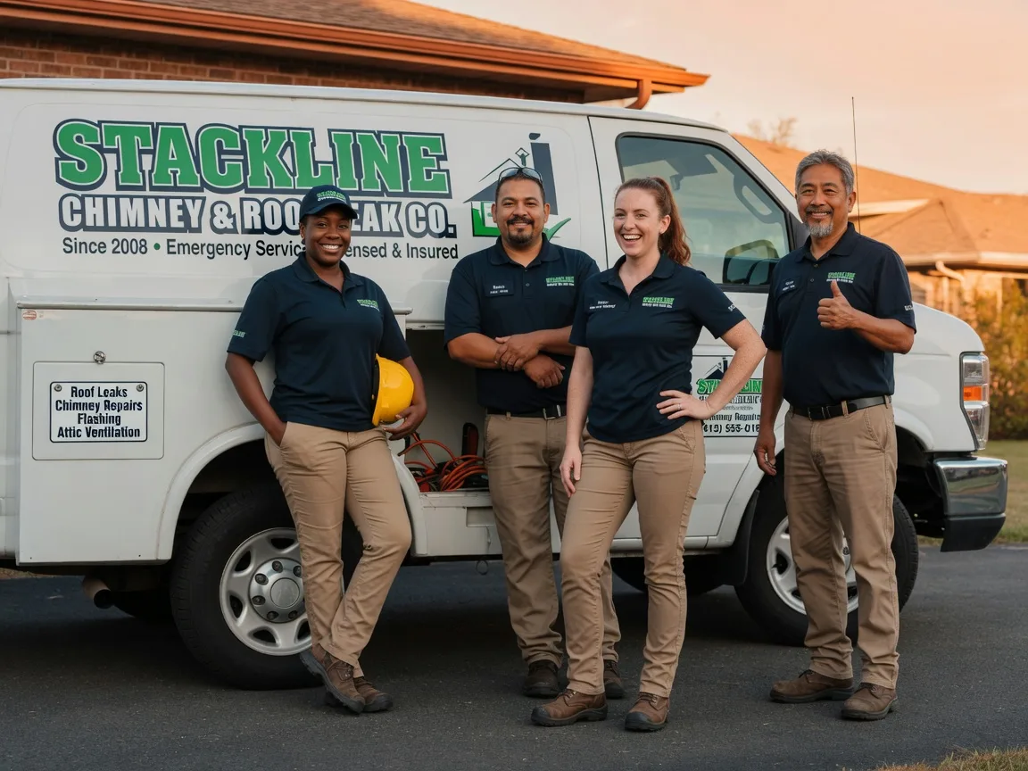 Chimney flashing repair company in Russell, IA